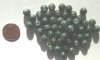 50 8mm Textured Metallic Dark Green